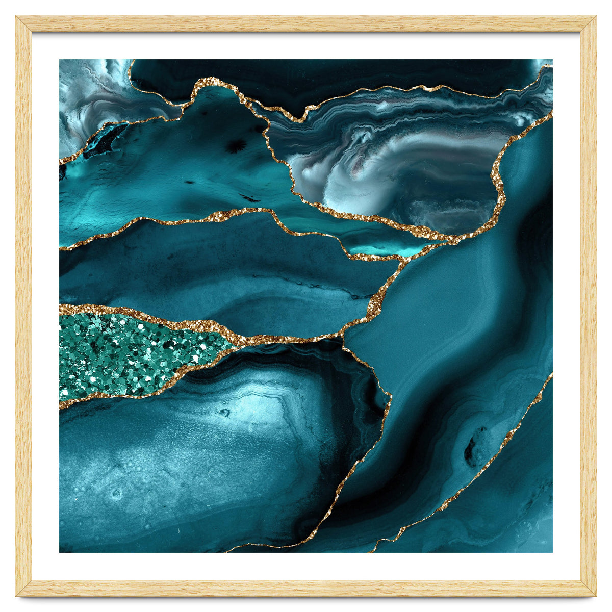 Agate Glitter Ocean Texture 10