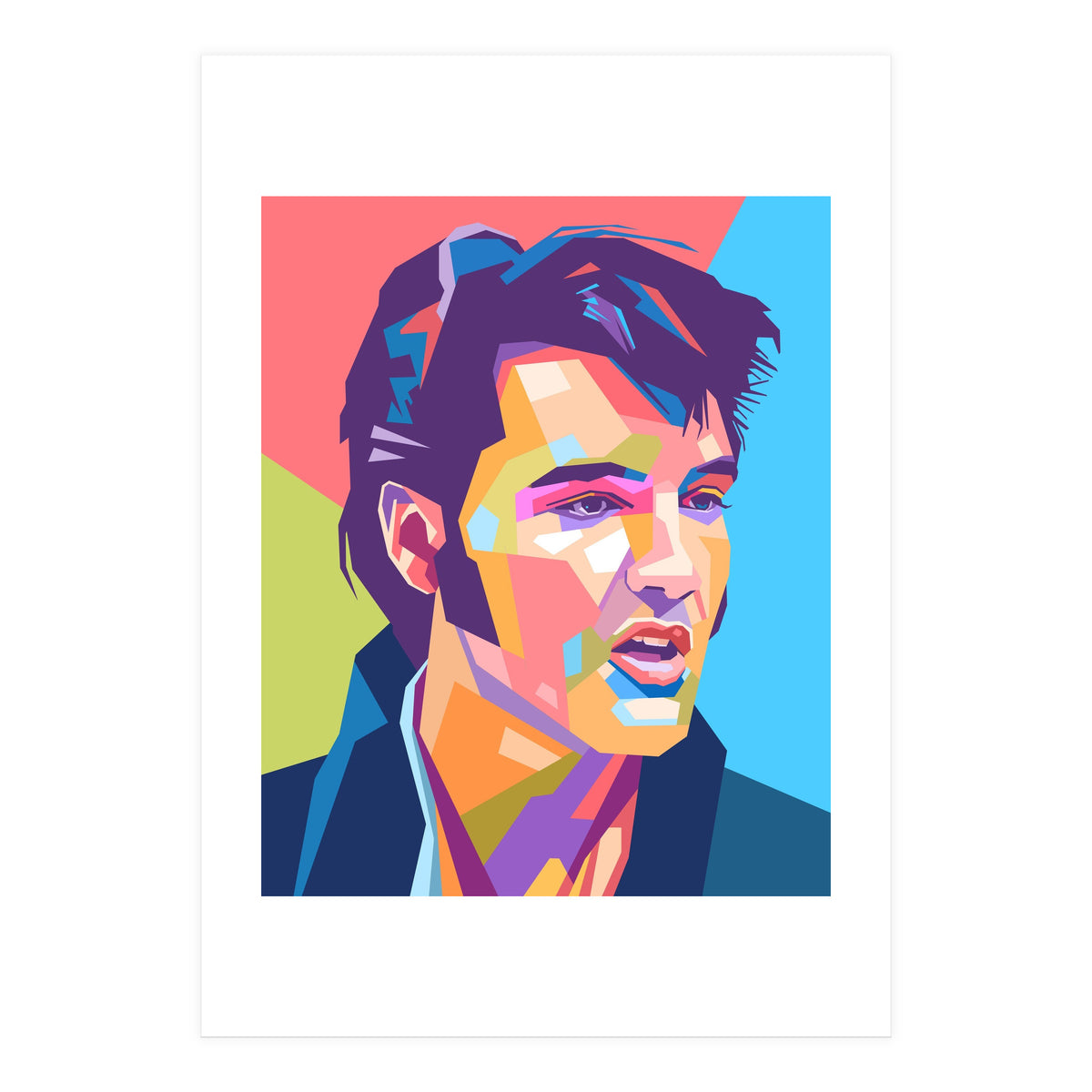Elvis Presley pop art (Print Only)
