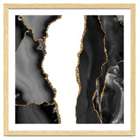 Black & Gold Agate Texture 07