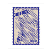 Britney Spears Stamps Art (Print Only)