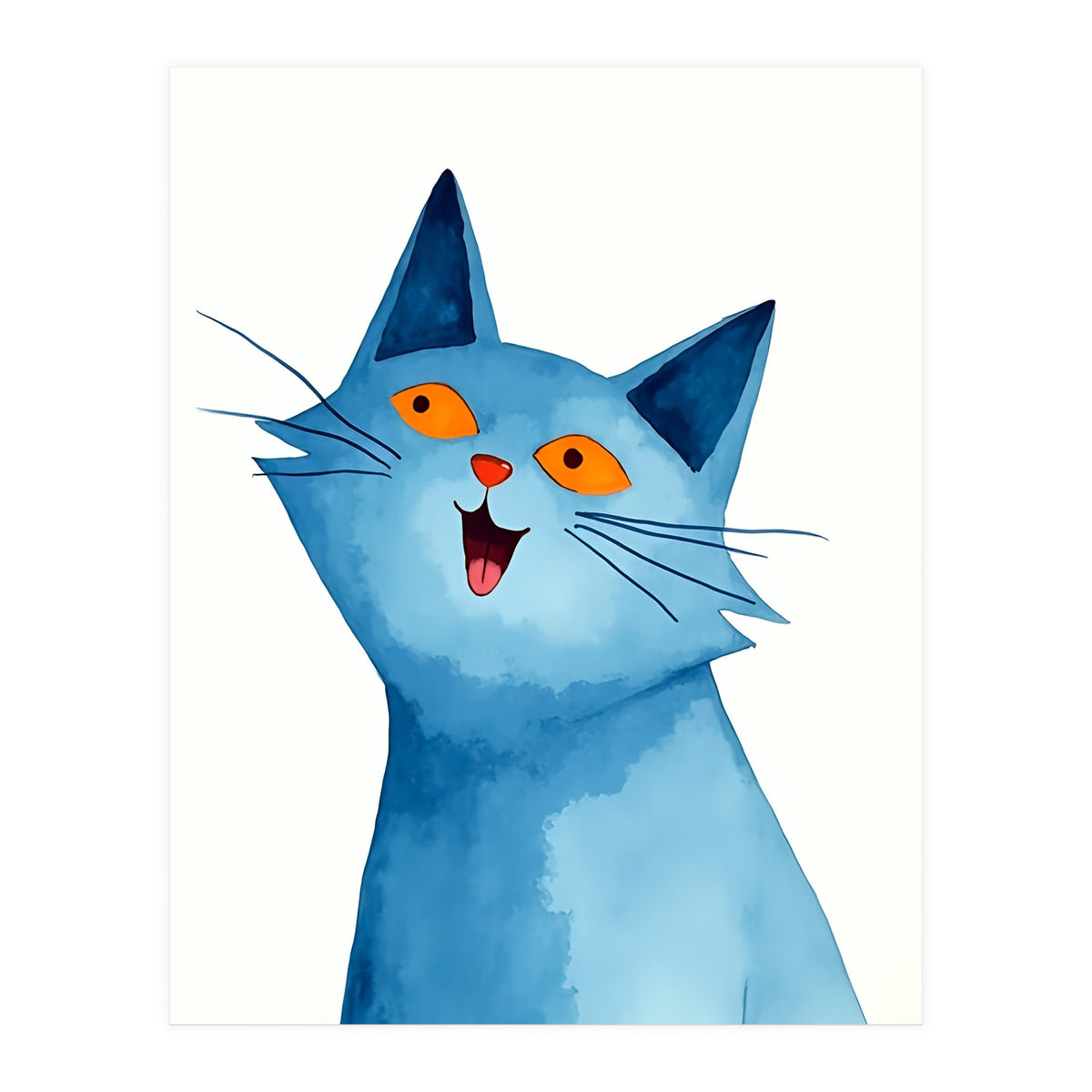 Eyes Orange (Print Only)