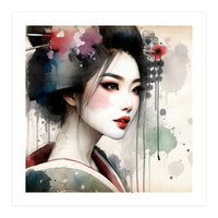 Soft Bloom Modern Geisha (Print Only)