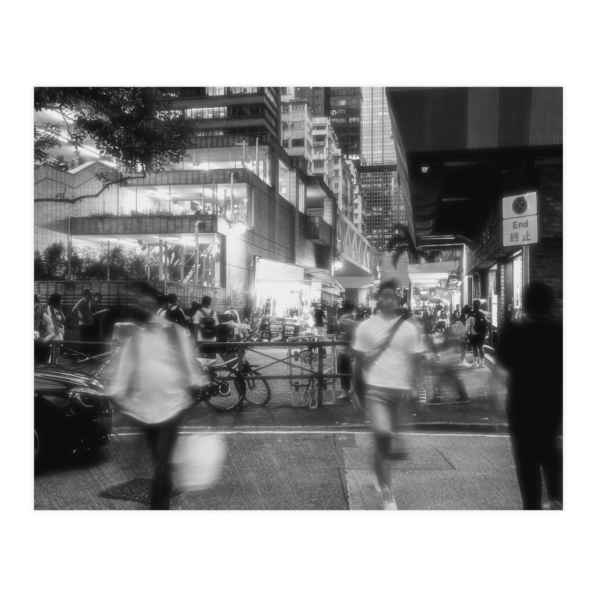 Street Photography - Night in Hong Kong (Print Only)