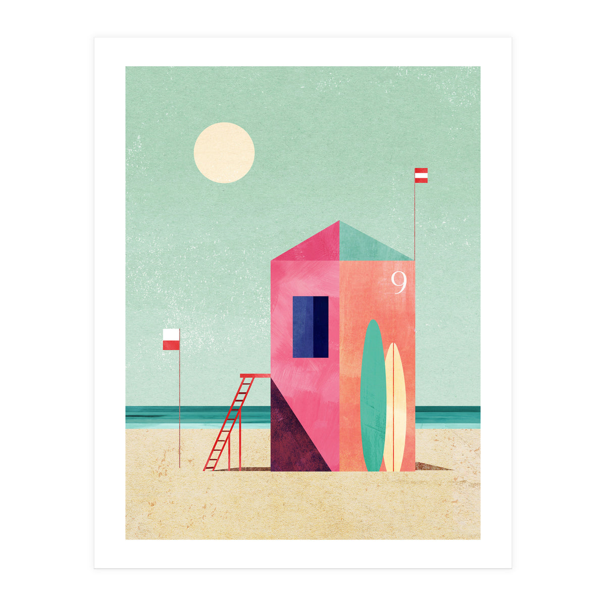 Surf Hut (Print Only)