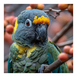 Yellow Headed Amazon Parrot Close Up Portrait (Print Only) thumbnail