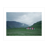Cabins under the twilight - Iceland (Print Only)