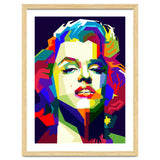 Marilyn Monroe Hollywood Icon Pop Art WPAP thumbnail