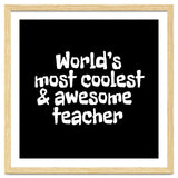 World's most coolest and awesome teacher thumbnail