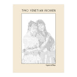 Two Venetian Women – Eugene de Blaas (ascii art)  (Print Only) thumbnail