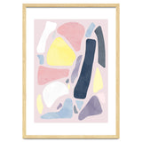 Organic Rustic Abstract Shapes Pastel I thumbnail