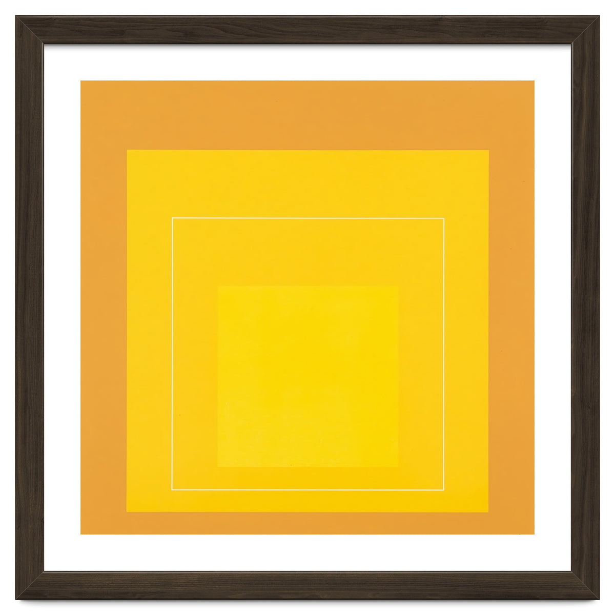 JOSEF ALBERS - HOMAGE TO THE SQUARE ORANGE YELLOW