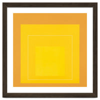 JOSEF ALBERS - HOMAGE TO THE SQUARE ORANGE YELLOW
