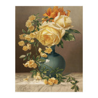 William Duffield – Marchal Niel Roses (1883) Botanical Floral Print (Print Only)