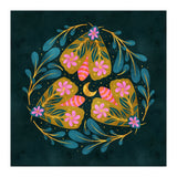 Floral Moths and Moon (Print Only) thumbnail