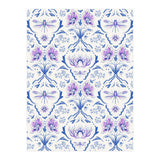 Bohemian Garden Blue Pattern (Print Only) thumbnail