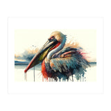 Coastal Pelican Portrait (Print Only) thumbnail