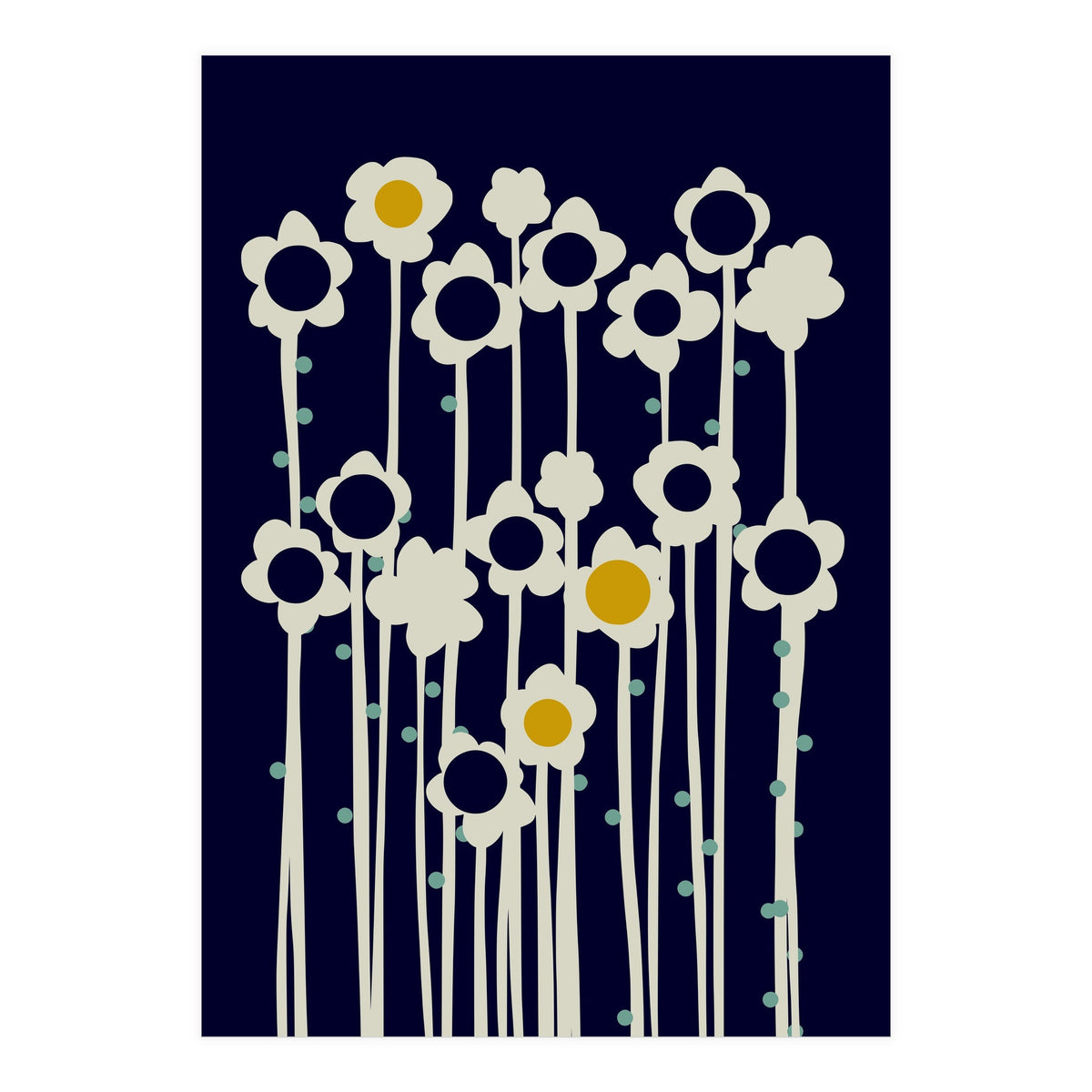 expectant iteration winter sun flowers (Print Only)