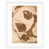 Abstract Brown Scratch