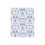 Bohemian Garden Blue Pattern (Print Only) thumbnail