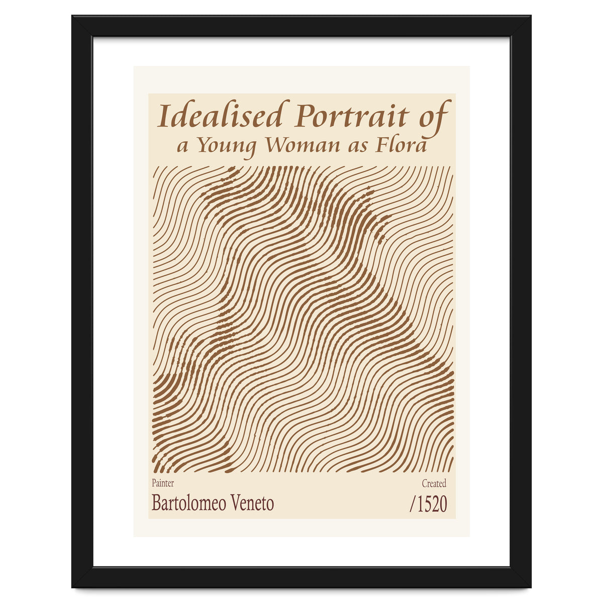 Idealised Portrait Of A Young Woman As Flora – Bartolomeo Veneto (1520)