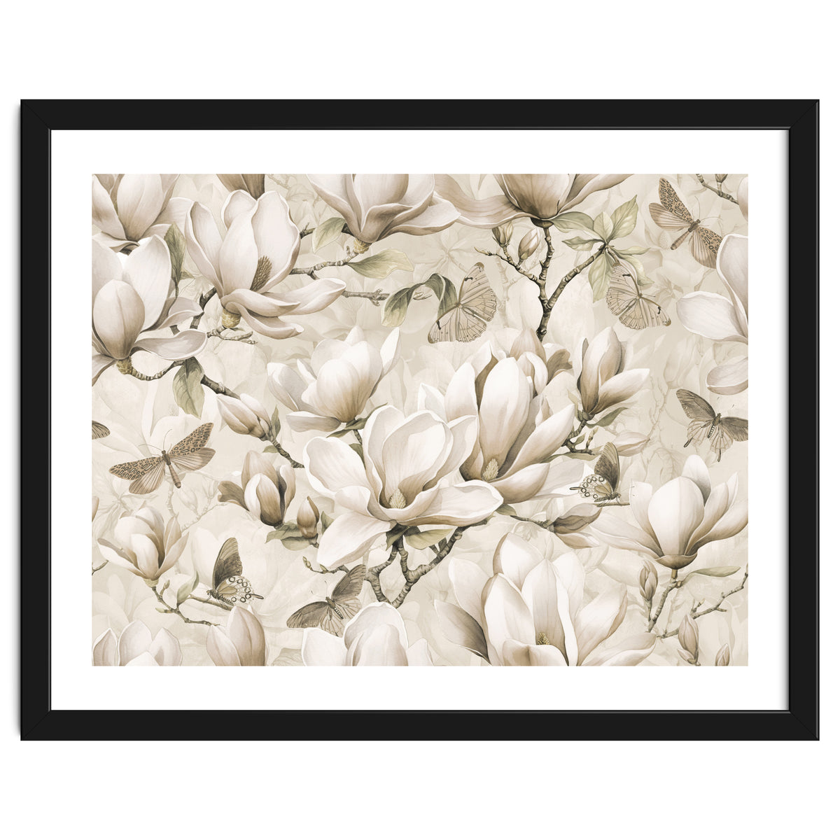 Magnolia And Butterfly Cream