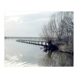 Sunny day pier in the lake (Print Only) thumbnail