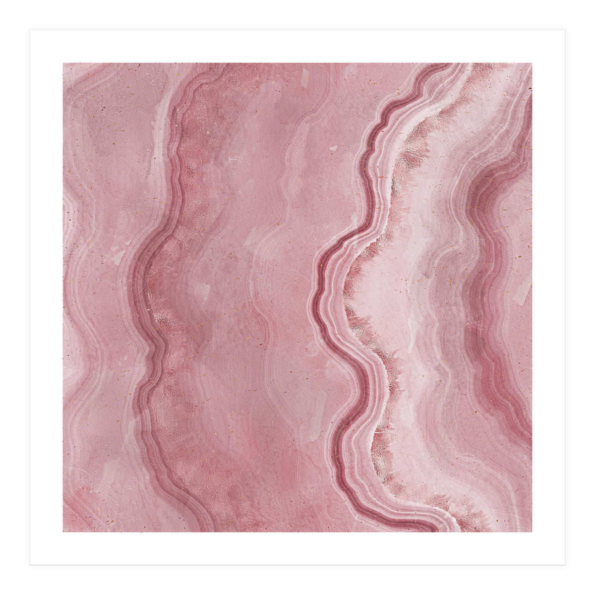 Pink Agate Texture 10 (Print Only)