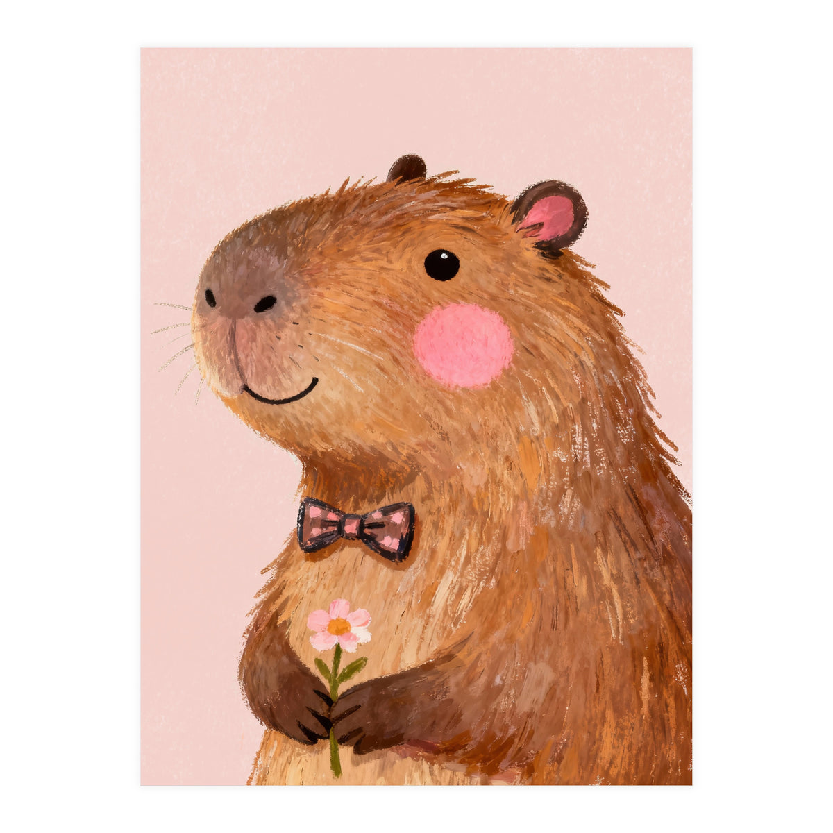 Capybara Kindergarten Nursery Art (Print Only)