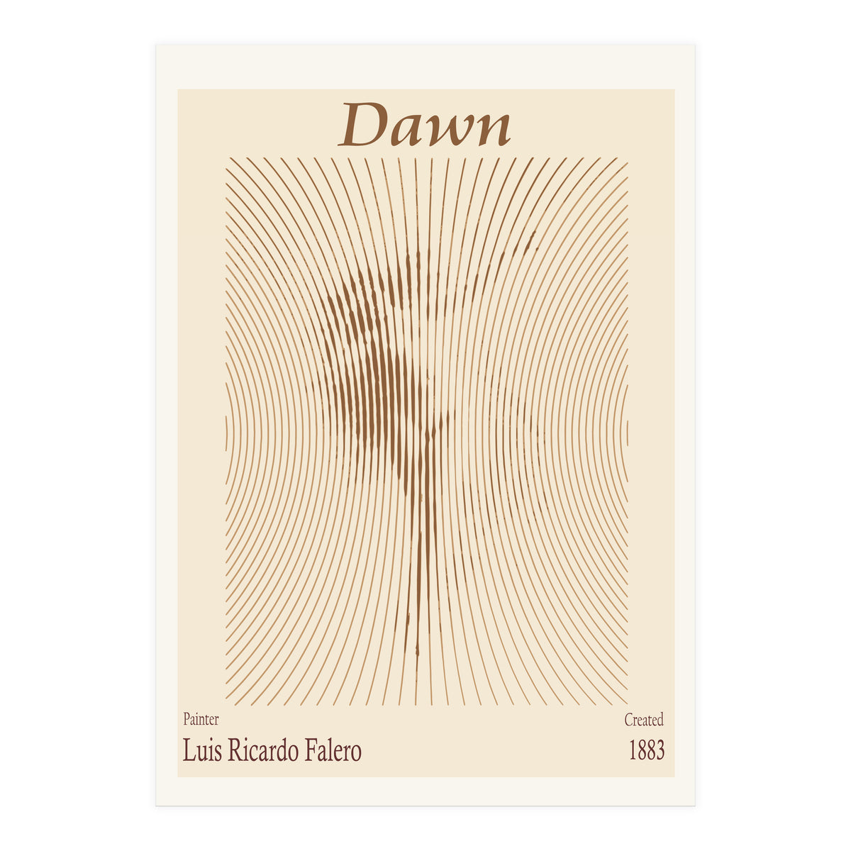 Dawn – Luis Ricardo Falero (1883) (Print Only)