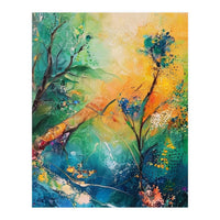 Abstract Botanical Forest Landscape (Print Only)