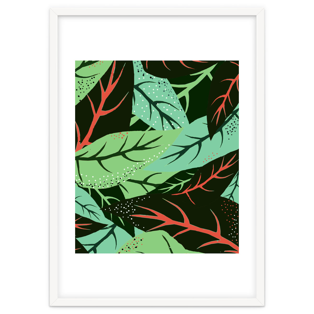 The Dark Jungle | Mystery Eclectic Forest | Maximalist Rainforest Nature Botanical Plants