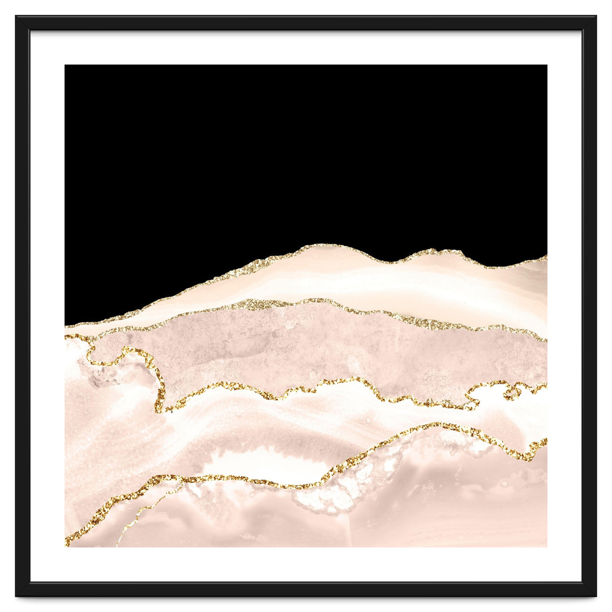 Ivory & Gold Agate Texture 03
