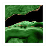 Green & Gold Agate Texture 13 (Print Only) thumbnail