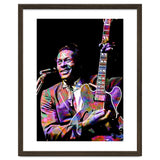 Chuck Berry Rock and Roll Guitarist Colorful thumbnail