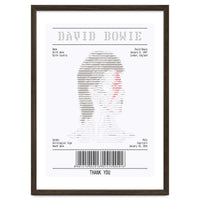 Receipt Art David Bowie