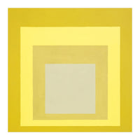 JOSEF ALBERS - HOMAGE TO THE SQUARE YELLOW WHITE (Print Only)