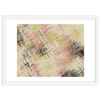 Geometric Cross Patterns Muted