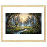 Enchanted Waterfall Meadow