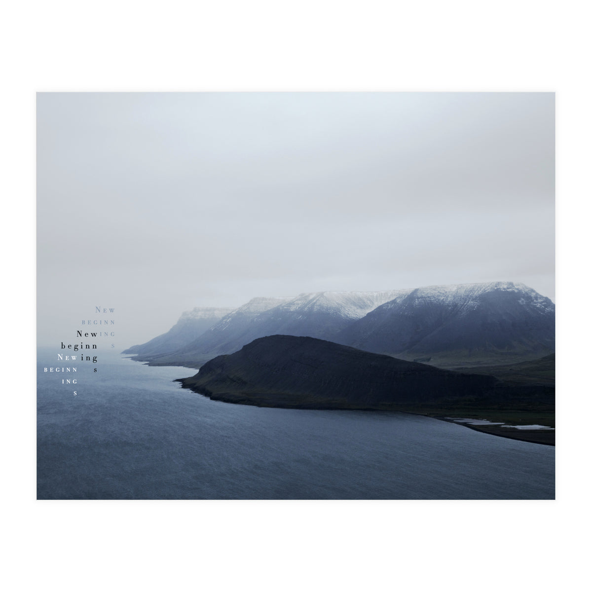 Photography - Scandinavia Fjord - New begginings (Print Only)