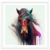 Wild Horse Face Portrait thumbnail