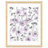 Wild Roses Floral Pattern - Purple thumbnail