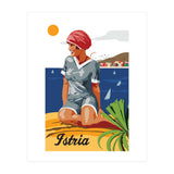 Istria, Swimmer on the Beach (Print Only) thumbnail
