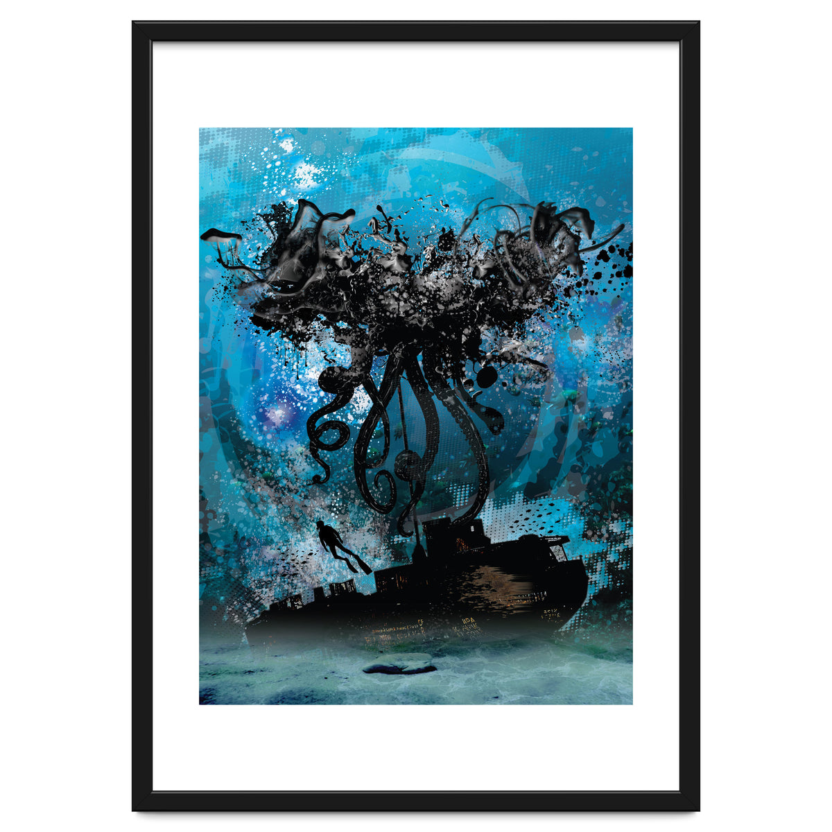 Ink Octopus Shipwreck