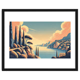 Vintage French Riviera Poster, France thumbnail