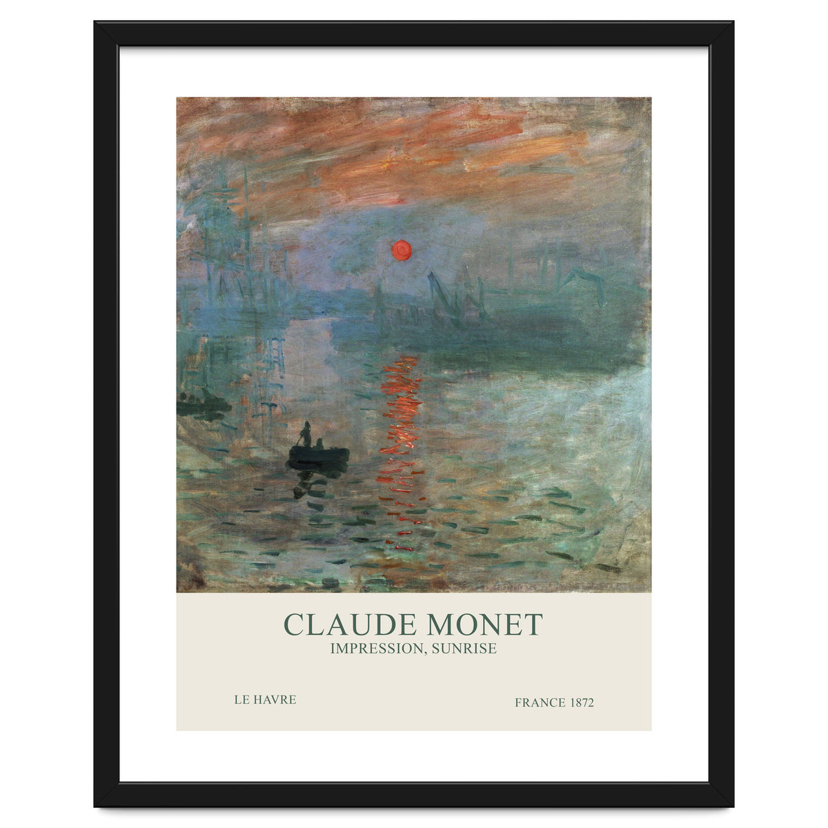 Claude Monet - Impression, Sunrise