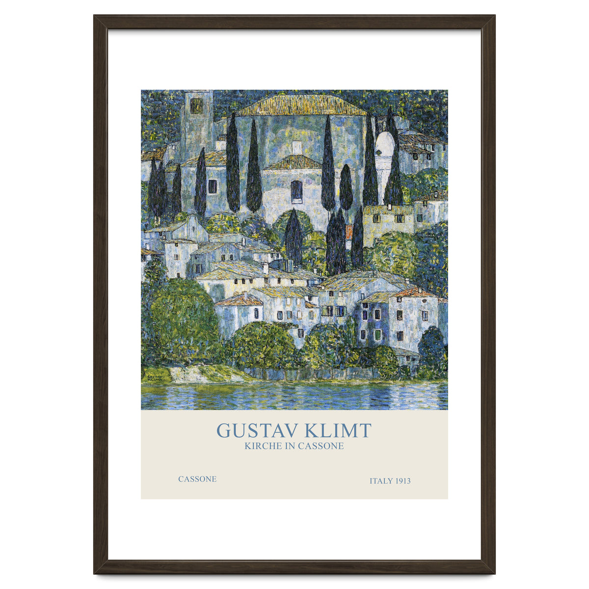 Gustav Klimt - Kirche in Cassone