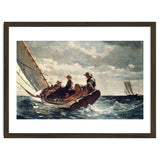 Winslow Homer: Breezing Up (A Fair Wind). Date/Period: 1873 - 1876. Painting. thumbnail