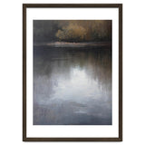 Atmospheric Golden Autumn Forest Reflection Oil Painting thumbnail
