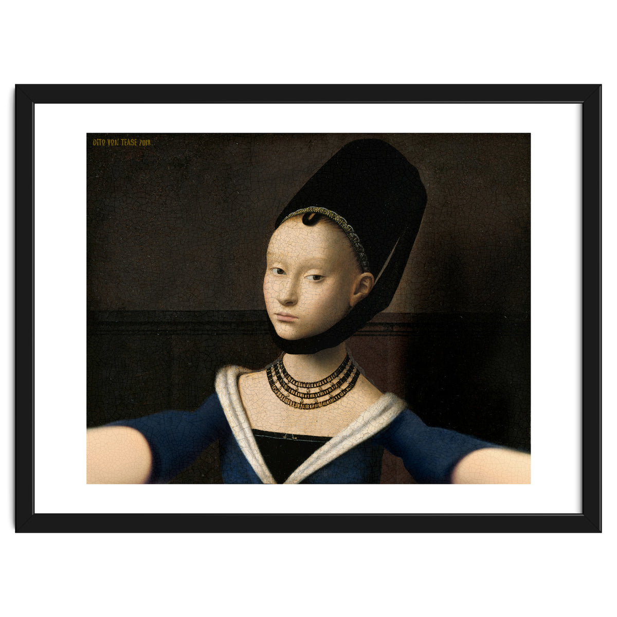 Petrus Christus  - Young Woman - Selfie