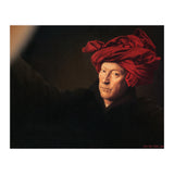 Man In A Turban - Jan Van Eyck - Selfie (Print Only) thumbnail
